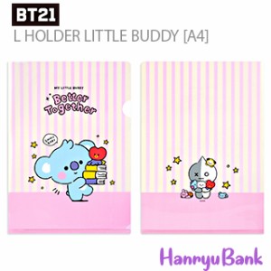 【送料無料・速達】 BTS (防弾少年団) 公式 グッズ [BT21] Lホルダークリアファイル (KOYA / RM)