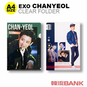 【送料無料・速達・代引不可】 チャニョル (CHAN YEOL / EXO) クリア フォルダー / ファイル (Clear Folder / File) [A4 SIZE] グッズ