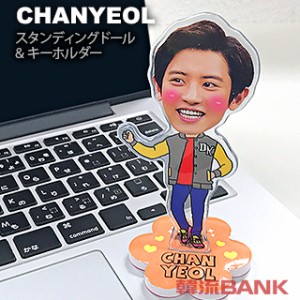 【送料無料・速達・代引不可】 チャニョル (CHAN YEOL / EXO) スタンディングドール + キーホルダー (Standing Doll + Key Holder) マス