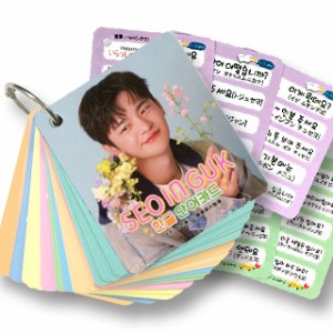 【送料無料・速達】 ソ・イングク (SEO IN GUK) グッズ - 韓国語 単語 カード セット (Korean Word Card) [63ピース] 7cm x 8c