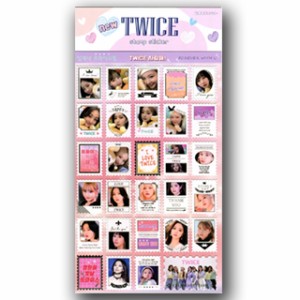 【送料無料・速達】 TWICE 記念 切手 シール ステッカー (Celebrate Stamp Sticker) [29ピース] グッズ