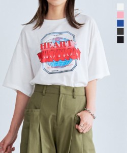 春新作 バンドツアー風Tシャツ C6238 入荷済 レディース トップス バンドT ティーシャツ 半袖 プリント ロゴT カジュアル アメカジ ロッ