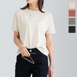 秋新作 あったか_f ギフト デザインスリーブドルマンゆるTシャツ C6263 入荷済 レディース Tシャツ ティシャツ シルケット風 涼しい 春