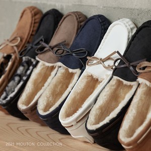送料無料 春新作 リボン紐ファーモカシンH548 入荷済 2021 ギフト OR プレゼント シューズ フラット レディース 体型カバー 大きいサイズ