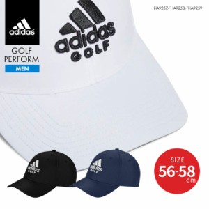 アディダス ゴルフキャップ メンズ 帽子 UVカット 人気 サイズ調節可能 ベースボール ベルクロ カーブ スポーツ シンプル ブラック ホワ
