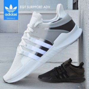 【在庫一掃SALE】アディダス メンズ イーキューティー サポート adidas EQT SUPPORT ADV 男性 ブラック ホワイト 靴