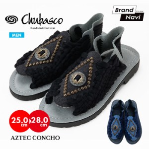 チュバスコ グルカ サンダル メンズ おしゃれ 大人 メキシコ 男 CHUBASCO MENS AZTEC アズテック アステカ コンチョ アウトドア 黒