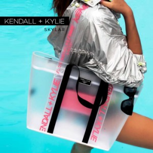 ケンダルアンドカイリー トートバッグ ハンドバッグ シースルー クリア スケルトン スカイラー レディース 女性 婦人 Kendall+Kylie SKYL