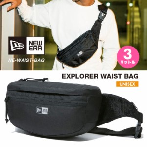 ニューエラ ボディーバッグ ブラック 撥水 軽量 エクスプローラー ウエストバッグ シンプル リップストップ NEW ERA EXPLORER WAIST BAG