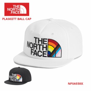 ノースフェイス ボールキャップ THE NORTHFACE PLASKETT BALLCAP メンズ レディース 帽子 ロゴ キャップ ブラック ホワイト NF0A55KK