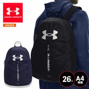 アンダーアーマー リュック バックパック メンズ ブラック ネイビー 黒 紺 軽量 撥水 ハッスルバッグ UNDER ARMOUR 1364181