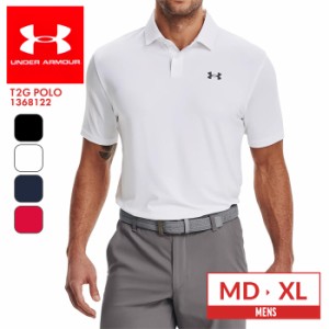 アンダーアーマー ポロシャツ メンズ UNDER ARMOUR T2G Polo 1368122 スポーツウェア 大きいサイズ ホワイト ブラック ネイビー レッド 