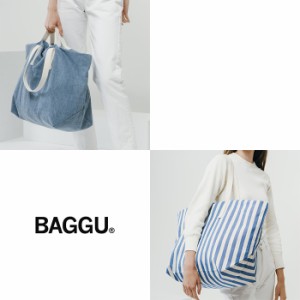 BAGGU バグゥ 2WAYトートバッグ WEEKEND BAG  全2デザイン ショッピングバッグ　ウイークエンドバッグ