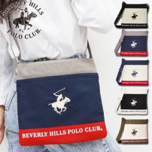 BEVERY HILLS POLO CLUB ビバリーヒルズポロクラブ キャンバス ショルダーバッグ 全5色 BHC002