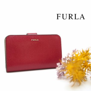 FURLA フルラ 二つ折財布 BABYLON M CILIEGIA/BALLERINA フルラ バビロン フルラ 財布 ミニ財布 レディース PCX9UNO