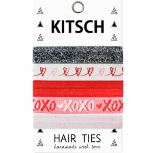 【メール便可】 KITSCH キッチュ SOLID HAIR TIES ヘアゴム 5本セット Crazy in Love Hair Ties シュシュ ブレスレット