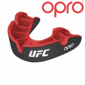 OPRO オープロ UFC マウスピース マウスガード ブラック/レッド ケース付き UFC SILVER スポーツ用 格闘技 ラグビー 野球 バスケットボー