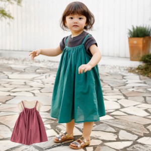 ベビー服  ampersand premier たっぷりギャザー ワンピース ＆ トップス 赤ちゃん ベビー用品 半袖 キャミワンピ 女の子 キッズ