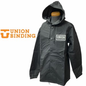 [ラスト1着] UNION BINDING コーチジャケット HOODED COACHES ユニオン ナイロンジャケット フード付き アウトドア スノーボード