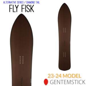 23-24 GENTEMSTICK FLY FISK 164cm ゲンテンスティック フライフィスク スノーボード パウダーボード アクセル