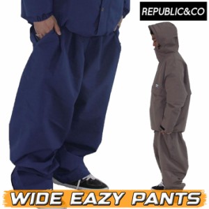 [在庫限り] 23-24 REPUBLIC &CO リパブリック ウェア パンツ [WIDE EAZY PANTS] ワイドイージーパンツ メンズ レディース スノーボードウ