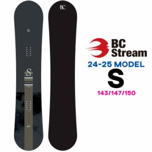 [予約商品] 24-25 ビーシーストリーム BC Stream S エス 143cm 147cm 150cm レディース JOINT 青木玲 キャンバー オールラウンドボード 