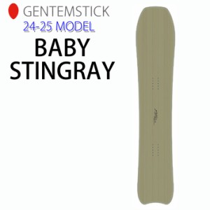 [早期予約] 24-25 ゲンテンスティック GENTEMSTICK BABY STINGRAY 151cm ベビースティングレイ レディース スノーボード パウダーボード 