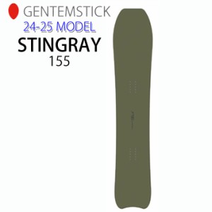 [早期予約] 24-25 GENTEMSTICK STINGRAY 155cm ゲンテンスティック スティングレイ スノーボード パウダーボード ショートキャンバー 板 