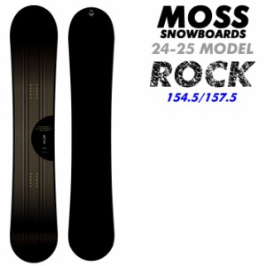 [早期予約] 24-25 MOSS スノーボード ROCK 154.5cm 157.5cm モス スノーボード ロック フリーラン パーク スノボ 板 送料無料 日本正規品