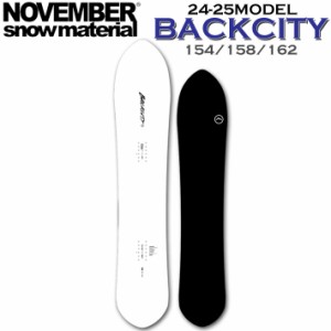 [予約受付中] 24-25 NOVEMBER BACKCITY ノベンバー バックシティー 154cm 158cm 162cm ノーベンバー パウダー オールマウンテン メンズ 