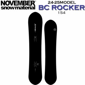 [予約受付中] 24-25 NOVEMBER BC ROCKER ノベンバー ビーシー ロッカー 154cm ノーベンバー パウダー オールマウンテン メンズ サイズ ス