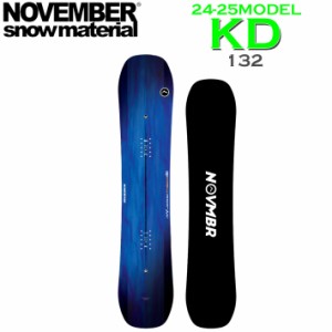 [予約受付中] 24-25 NOVEMBER KD ノベンバー ケーディー 132cm キッズ KIDS ジュニア ノーベンバー オールラウンド スノーボード 板 2024