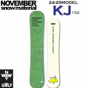 [予約受付中] 24-25 NOVEMBER KJ ノベンバー ケージェー 152cm DOGGY シグネチャー ノーベンバー オールラウンド スノーボード 板 2024 2