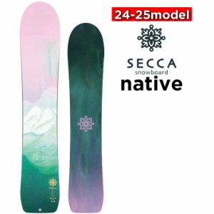 [特典あり] 24-25 Secca スノーボード Native ネイティブ ネイティヴ 147cm 153cm セッカ 佐々木陽子プロデュース パウダー レディース 