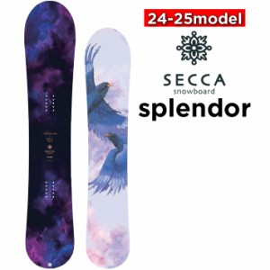 [特典あり] 24-25 Secca スノーボード Splendor スプレンダー 149cm 155cm セッカ 佐々木陽子プロデュース パウダー オールラウンド レデ