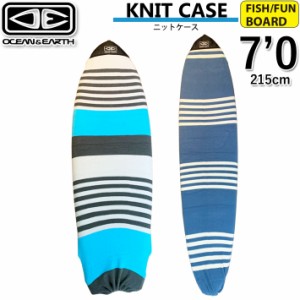 ファンボード フィッシュ用 ニットケース OCEAN&EARTH オーシャンアンドアース サーフボード ケース STRETCH SOX FISH FUN [7’0] ストレ