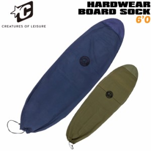 2024 CREATURES クリエイチャー ソフトケース HARD  WEAR BOARD SOCK [6’0] レトロボード サーフボードケース ショートボード サーフィ