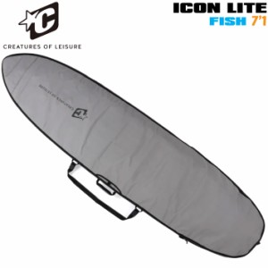 2024 CREATURES クリエイチャー ハードケース  ICON LITE BOARD COVERS RETRO/FISH [7’1] サーフボードケース レトロボード フィッシュ