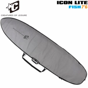 2024 CREATURES クリエイチャー ハードケース  ICON LITE BOARD COVERS RETRO/FISH [7’6] サーフボードケース レトロボード フィッシュ