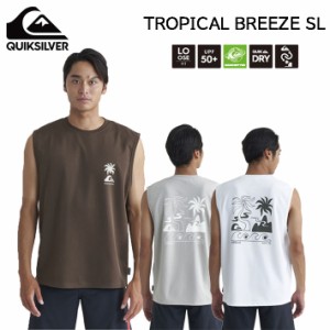 2024 クイックシルバー メンズ タンクトップ [QLY241007] TROPICAL BREEZE SL QUIKSILVER UPF50+ 紫外線 ラッシュガードタイプ