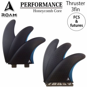 [現品限り] ROAM FINS ローム フィン PERFORMANCE TRI FIN [future FCS] ハニカムコア [R-2] ショートボード用 3枚 トライフィン