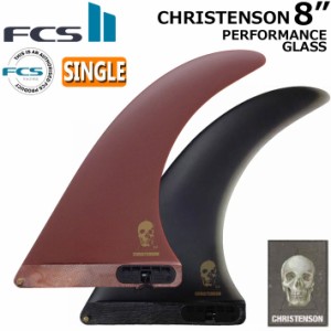 [店内ポイント20倍中!!] FCS2 FIN フィン ロングボード CHRISTENSON PG LONGBOARD FIN 8.0 [Blk/Red] エフシーエス2 クリステンソン パフ