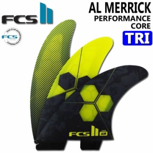 [店内ポイント20倍中!!] FCS2 FIN エフシーエス2 フィン ショートボード用フィン AM PC TRI アルメリック パフォ―マンスコア トライ [YE