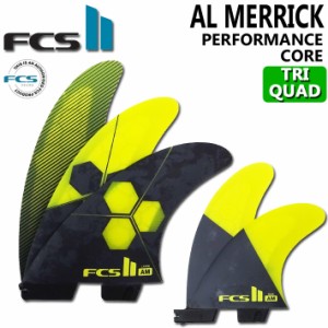 [店内ポイント20倍中!!] FCS2 FIN エフシーエス2フィン ショートボード用 AM Tri-Quad - PC LARGE (YELLOW) アルメリック パフォーマンス