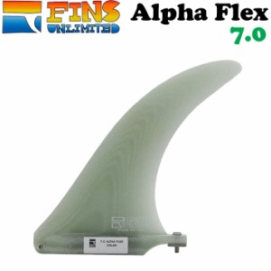 2024 FINSUNLIMITED フィンズアンリミテッド フィン Alpha Flex 7.0 アルファフレックス FIN ロングボード用 センターフィン シングルフ