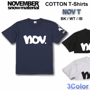 [在庫限り] NOVEMBER ノベンバー スノーボード COTTON T-Shirts NOV-T [45] [46] [70] コットン Tシャツ 半袖 アパレル ユニセックス