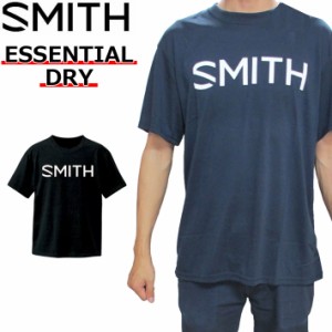 SMITH スミス ESSENTIAL DRY エッセンシャル ドライ Tシャツ T-Shirts メンズ 半袖 アパレル 速乾 ポリエステル