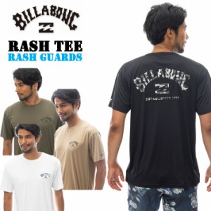 ビラボン メンズ Tシャツ 半袖 水陸両用 ラッシュガード 水着 BILLABONG UVカット [BE011-856] RASH TEE 2024 吸水速乾 プール 海 海水浴