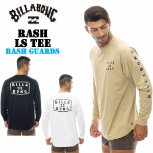 ビラボン メンズ Tシャツ 長袖 水陸両用 ラッシュガード 水着 BILLABONG UVカット [BE011-868] RASH TEE 2024 吸水速乾 プール 海 海水浴