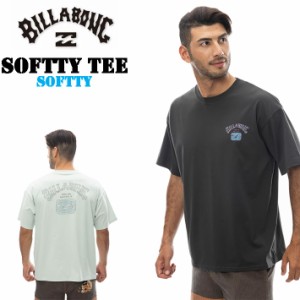 ビラボン メンズ Tシャツ 半袖 ラッシュガード 水着 BILLABONG UVカット [BE011-861] SOFTTY TEE 2024 吸水速乾 プール 海 海水浴 サーフ